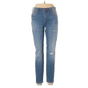 Madewell 9” high rise skinny jeans in Sadie wash.